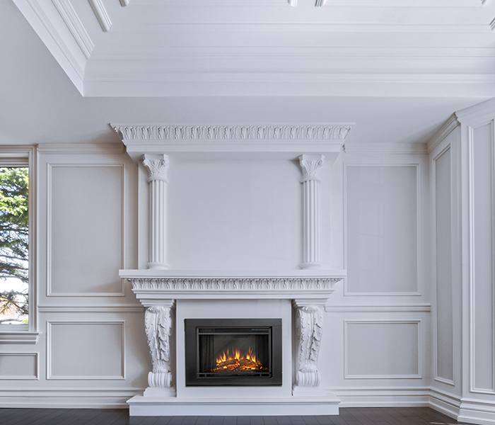 Transform Your Space with Coffered Ceiling in Toronto Mantel AM Group Studio Thorn Hill, Toronto, Ontario